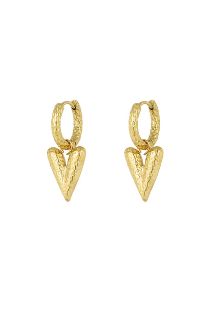 Gold diaries earrings