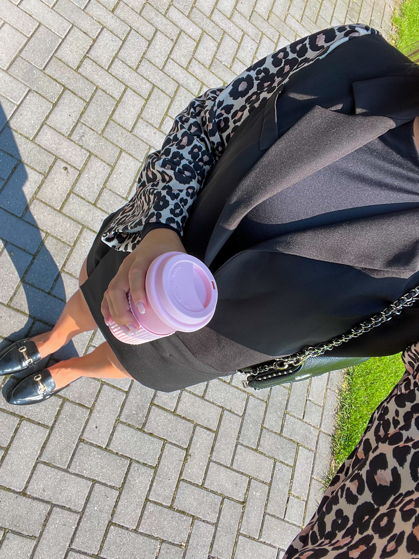 Blazer Leopard Sleeves
